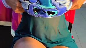 I lick my meia-irm�'s pussy till she cums in my mouth, moaning so loud.