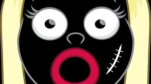 ebony girls coffee brown and natalie evans share thick black rod in group muff diving