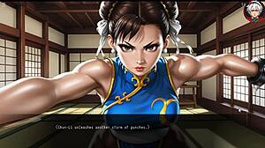 Chun-Li Porn Training in Legendary Hentai Episode 3 with Cute Outfit