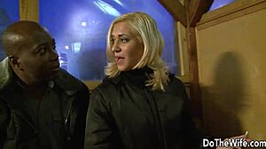 Cuckold Husband Watches Black Man Assfuck and Creampie Blonde Wife Linda Ray