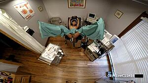 The new guinea pig eliza shields screams in sex with small tits gloves fetish toys 😈