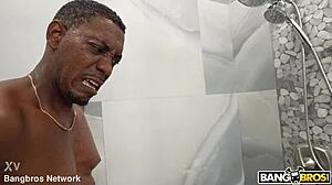 Step Daughter Drops the Soap in Shower