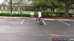 little latina eagerly sucks cock