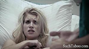 perverted doctor probes hot teen 18+ patient arya fae in uniform