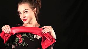 Red Leather Glovejob