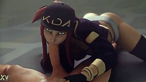 Does Akali fart during blowjob?