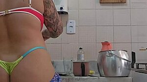 I Want a Thick Cock Penetrating My Pussy While Washing Dishes.