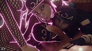 Does Akali fart during blowjob?