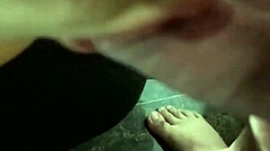 Latina babe enjoys anal play with toys in homemade bathroom session