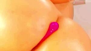 Latina Transsexual Ladyboy Dressed As Crossdresser Gets Turned Out On Webcam