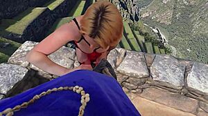 getting dick sucked while atop machu pichu in vr