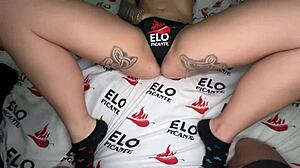 After the podcast, Katty Blake enjoyed a creamy threesome