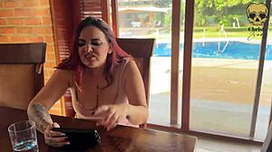 Infidelity Passion: Colombian Slut Milf Fucking Big Black Cock