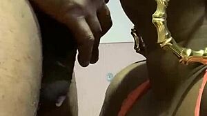 why does that fat ebony milf give such sloppy blowjobs?