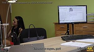 Teen gets fingered and licked in hidden cam casting for cash 😏