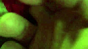 Is That Shaved Pussy Wet in Red Thongs?