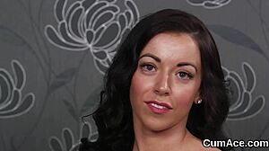 peculiar stunner, does she suck all the ejaculate in blowbang facial?