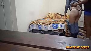 i offered money to the pretty street vendor selling sweets, then fucked her at home