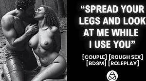 He Takes Control, Dominating His Girlfriend in Forest BDSM Roleplay for Women