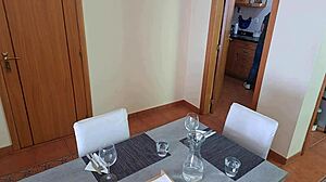 chubby white dude seduces latina mom for doggy fuck