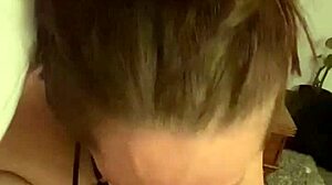 sexy milf gives pov deepthroat blowjob