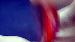 Amateur teen 18+ masturbates with dildo 2