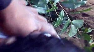 blackbabyoil amateurs with granny blowjob and handjob on big cock