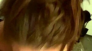 sexy milf gives pov deepthroat blowjob