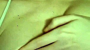 elzakom shows sweet tits in lingerie