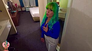 tight creamy pussy gets a sensual massage with big black cock