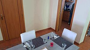 chubby white dude seduces latina mom for doggy fuck