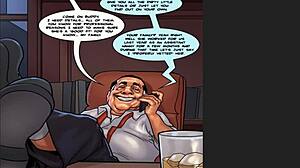 Cheating Husband Fucks Sexy Ebony Maid in Kitchen.