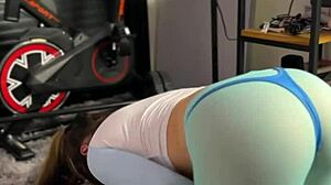 Exercising In Sheer Leggings Reveals Detailed Body Contours