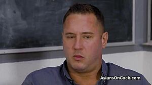 I ride the teacher's cock by the chalkboard.