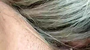 mature blonde with big ass seduces in sensual lingerie leading to creampie