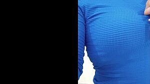 Real nurse shows her special hospital practice to the patient