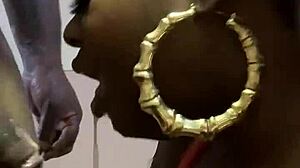 why does that fat ebony milf give such sloppy blowjobs?