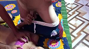 wife enjoys friends' company at home