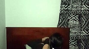 Real Bisexual Sex with My Latina Girlfriend at Her Stepmother's House.