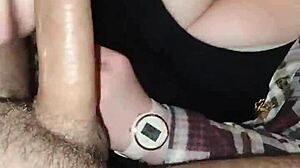 Slut Sucks And Fucks Big Dick While Husband's Away