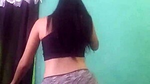 teen brazilian amateurs dancing funk in portuguese style