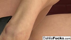 Hot Table Top Masturbation Whore Goes Wild! Watch Her Now!