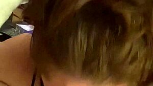 sexy milf gives pov deepthroat blowjob