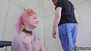 spicy kitten gets painful anal treatment