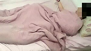 Latina wife waits for husband to masturbate before intense fucking every night