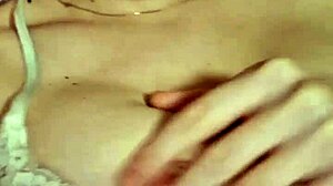 elzakom shows sweet tits in lingerie