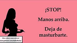 Hold your orgasm in this easy game level!