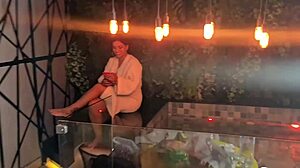 i saw the blonde milf behind the scenes with passion