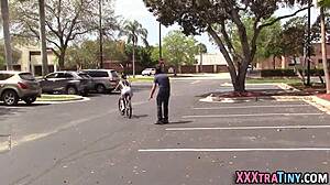 little latina eagerly sucks cock