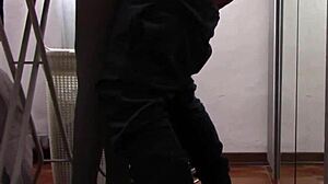 Latina Milf with Beautiful Legs Gets Touched and Fucked in Pantyhose